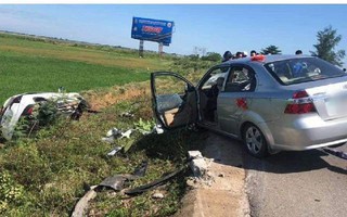 Trên đường đi làm lễ cưới, cô dâu bị ô tô 4 chỗ tông gãy chân phải nhập viện điều trị