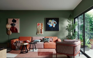 Tư vấn thiết kế nhà màu xanh lá 44m² nhỏ xinh giữa lòng thành phố