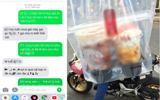 Đặt trà sữa lúc trời mưa, cô gái bị tài xế hủy chuyến rồi buông lời mạt sát: "Mày không có não à?"