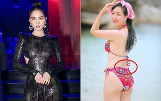 Diện bikini gợi cảm nhường vậy nhưng NSƯT Chiều Xuân cũng mắc lỗi trang phục giống Ngọc Trinh và Meghan Markle