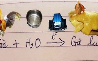 Cười ra nước mắt với phương trình Hoá học có một không hai của học sinh