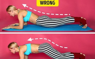 Tập plank mang  lại hiệu quả gấp 1000 lần gập bụng, nhưng nếu mắc 3 lỗi này thì coi như công cốc