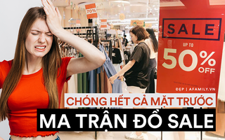 Thấy shop quần áo giảm 50%, nàng 9X sà vào ngay nhưng lại bàng hoàng khi hỏi giá