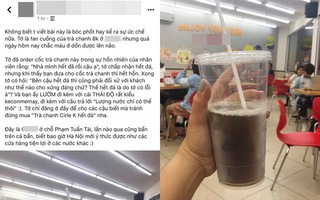 "Mua nước mà hết đá thì khách sẽ được cốc đầy hay vơi?" - câu hỏi gây tranh cãi từ vụ cửa hàng tiện lợi nổi tiếng Hà Nội bị tố bán cốc trà chanh chỉ có phân nửa