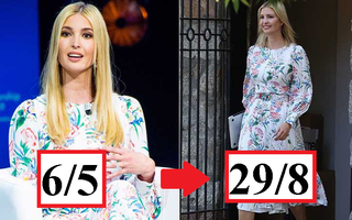 Mặc đẹp cũng khổ: Ivanka Trump khiêm tốn mặc lại váy cũ vẫn bị dân tình tỏ ý không vừa lòng