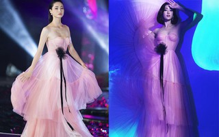 Ngay từ lần đụng hàng này, Lương Thùy Linh đã giống "chị em song sinh bị thất lạc" của Đỗ Mỹ Linh