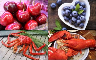Sản phẩm Mỹ ồ ạt "sale" kịch liệt: Cherry, Việt quất giảm sâu cả 55%, tôm hùm, cua hoàng đế không còn là giấc mơ quá xa xỉ