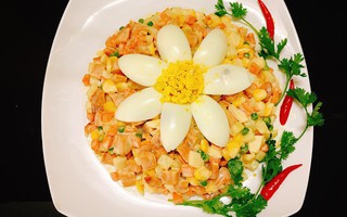 Tôi học được cách làm salad Nga chuẩn ngon từ đầu bếp nhà hàng, quả thực là ngon hơn hẳn!