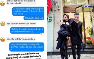Tóc Tiên vừa công khai chuyện yêu Hoàng Touliver, quản lý lập tức lên tiếng về chuyện đám cưới