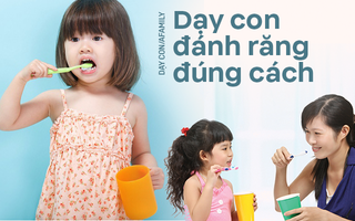 3 phút dạy con đánh răng đúng cách, vừa sạch sẽ răng miệng vừa hình thành thói quen tốt cho con