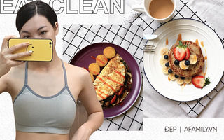 Ăn Eat Clean không vì mục tiêu giảm cân, cô nàng 9x vẫn được khen nức nở vì da đẹp dáng xinh, vòng eo không gợn mỡ thừa
