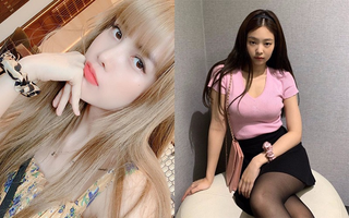 Ngọc Trinh, Thiều Bảo Trâm nhiệt tình "đu đưa" mốt chun buộc tóc vải như sao Hàn, nhưng chỉ đeo ở cổ tay cho vui thôi à!