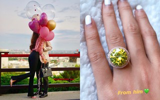 Sau nhẫn kim cương cầu hôn, Phạm Hương được bạn trai đại gia tặng quà sinh nhật "khủng" không kém