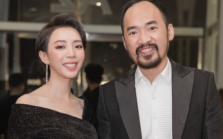 Tiến Luật cười tít mắt khi Thu Trang cắt tóc ngắn, gửi lời xin lỗi ngay trên sóng trực tiếp WeChoice 