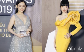 Huyền Baby diện lại váy cũ trăm triệu, Elly Trần chẳng "hở bạo" mà vẫn khoe dáng nuột trên thảm đỏ WeChoice Awards