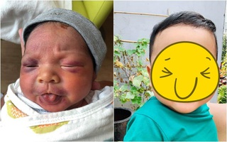 Từng bị tím tái mặt mũi lúc mới sinh ra, những hình ảnh hiện tại của con trai Hải Băng khiến ai cũng bất ngờ