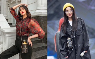 Cùng diện túi bình nước 130 triệu đồng: Dương Mịch mix đồ đẳng cấp, nhìn sang Lan Khuê lại có một chút “sến”