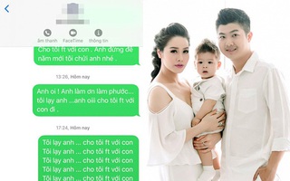 Trong khi gia đình khác đã sum vầy bên nhau ngày cận Tết, Nhật Kim Anh vẫn phải liên tục lạy lục chồng cũ cho gặp con trai