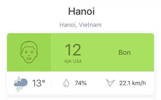 Thủ đô đang đón Tết Nguyên Đán với bầu không khí trong lành đến bất ngờ sau suốt 1 năm ròng rã cao điểm ô nhiễm 