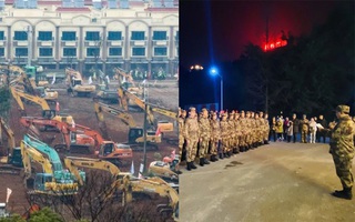 55 người chết do bệnh viêm phổi Vũ Hán: Trung Quốc xây dựng BV mới thứ hai ở Vũ Hán, gửi hàng trăm nhân viên y tế ra tiền tuyến để đối phó với dịch coronavirus giết người