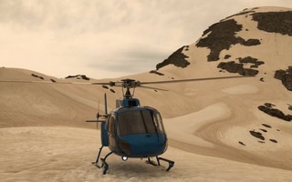 Sông băng tại New Zealand chuyển thành màu nâu kỳ lạ