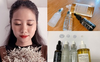 Không nhận 1 đồng quảng cáo, cô nàng này review cực có tâm 4 loại serum giúp phục hồi da sau mụn 