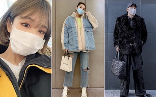 Khoe street style mùa đại dịch Corona: Lên đồ "chất" đến đâu cũng không thể thiếu một chiếc khẩu trang