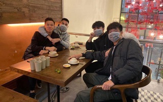 Phòng dịch Corona, Đức Huy, Xuân Trường, Minh Long cùng đeo khẩu trang trong dịp hội ngộ đầu năm