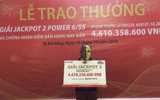 Một người ở Bình Dương ăn Tết lớn khi trúng Vietlott hơn 111 tỷ đồng