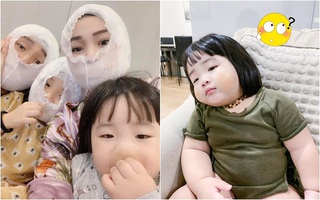 Cả nhà Ngọc Mon phòng dịch virus corona theo cách bá đạo, riêng nhóc Cá khiến dân tình bó tay với "khẩu trang tự chế"