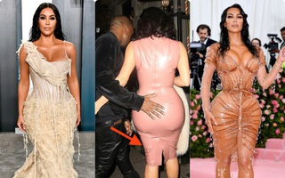 Kim Kardashian: Ham diện đầm siết chặt đến mức không thể ngồi hay đi lại như bình thường, nhìn thôi cũng thấy khó thở
