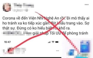 Nghệ An: Xử phạt 12,5 triệu đồng đối với người phụ nữ tung tin sai sự thật về virus corona để lừa bán thực phẩm chức năng