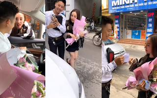 Chồng nhà người ta tặng vợ quà Valentine hơn 3 tỷ gây sốt MXH: "Chỉ cần làm việc lương thiện để nuôi vợ con thì vác bơm ra đường bơm xe cũng làm"