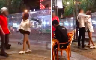 Mặc cả cây đồ người yêu tặng để đi cặp kè với thanh niên khác nào ngờ bị anh bồ phát hiện tại trận và màn “tranh đấu” nảy lửa giữa phố