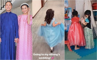 "Tiểu công chúa của Vbiz" đích thị là con gái Hà Tăng khi được mẹ sắm cho cả loạt váy bồng xòe cổ tích
