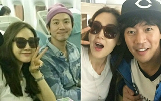 Choi Ji Woo hớn hở cùng đoàn làm phim đi du lịch Thái Lan