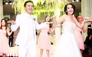 Những khoảnh khắc từ đáng yêu đến "khó đỡ" trong đám cưới Tú Vi - Văn Anh