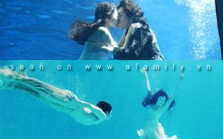 "Nghiên cứu" cảnh hôn nhau dưới nước của điện ảnh Hoa ngữ