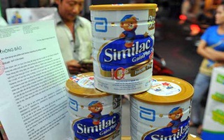 Thêm 2 lô sữa Similac nghi nhiễm khuẩn độc