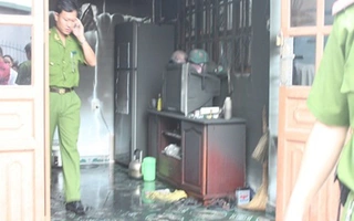 Cháy nhà, hai chị em chết ngạt