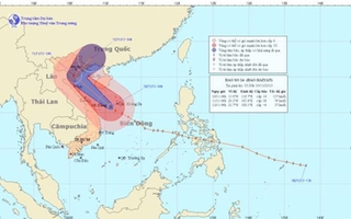 Siêu bão Haiyan sẽ không "đâm thẳng" vào miền Trung