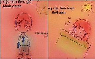 So sánh giữa dân công sở "8 tiếng" và kẻ làm việc tự do