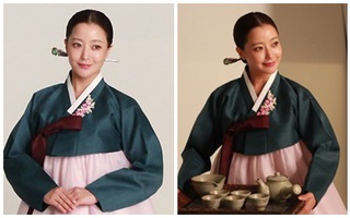 Kim Hee Sun đẹp như gái đôi mươi trong trang phục truyền thống