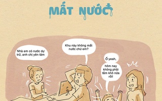 Tranh vui: Bi hài thời mất nước, vợ chồng dẫn nhau vào nhà nghỉ