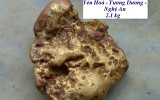 Ra suối nhặt đá, được cả thùng vàng đầy ắp