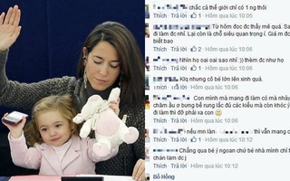 Mẹ Việt ngưỡng mộ và "phát thèm" được mang con đi làm như nữ nghị sĩ Châu Âu