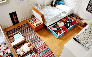 Giải pháp lưu trữ thiết thực cho phòng ngủ của bé