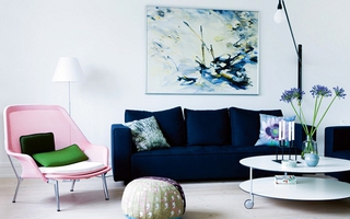 Nét sang trọng khó cưỡng với ghế sofa xanh