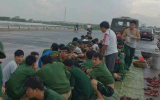 Những hình ảnh mới nhất tại vùng lũ Nghệ An