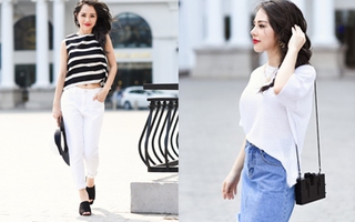 Gợi ý trang phục "vớt vát" chiều cao cho những cô nàng... mét rưỡi
